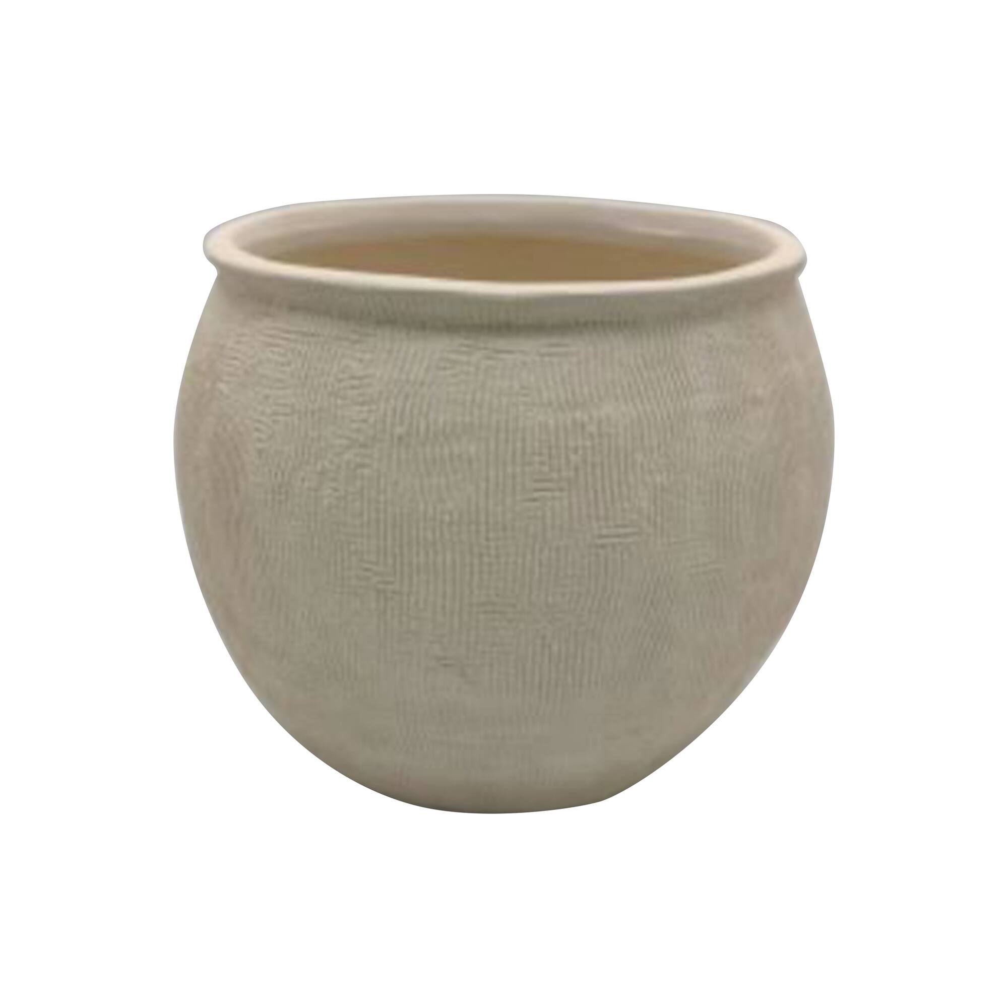 6.5" Whitewash Ceramic Planter by Ashland®